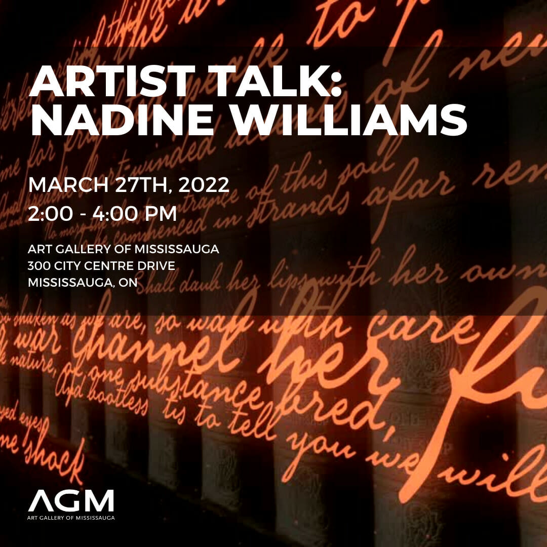 Artist Talk Nadine Williams